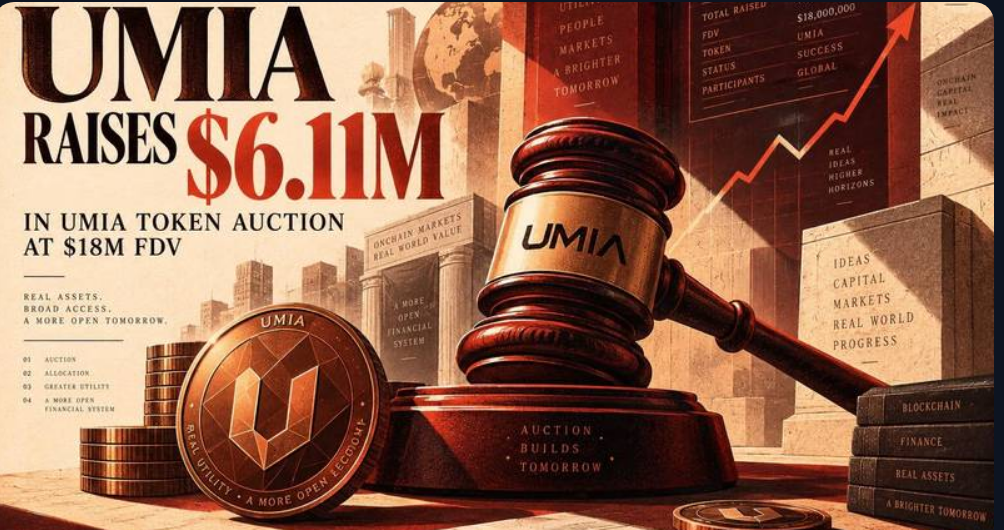 Umia, UMIA 토큰 경매로 611만 달러 조달